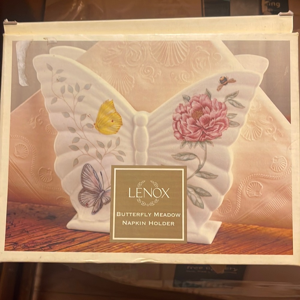 Figural Napkin Holder Butterfly Meadow by LENOX